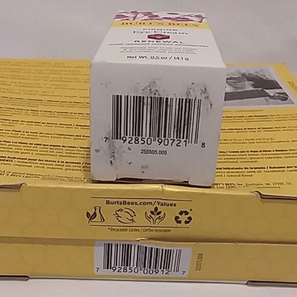 Burt's Bees Tips And Toes Kit and Firming Eye Cream Renewal 7 Total Items - Picture 5 of 5